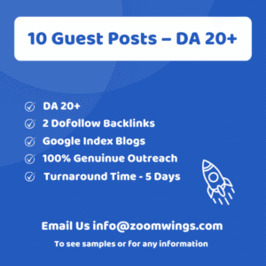 10 GUEST POSTS - DA 20+