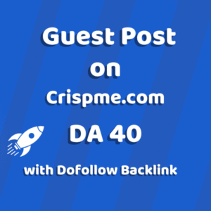 Guest Post on Crispme.com