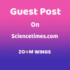 Guest Post on Sciencetimes.com