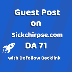 Image of Sickchirpse.com for guest post product