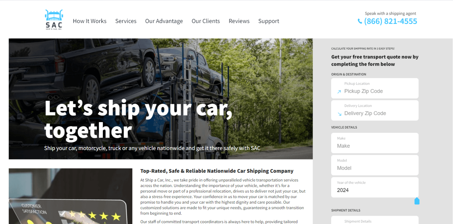 Boost Organic Traffic for Vehicle Shipping