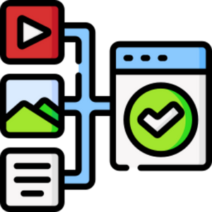 Icon of Social Media Content