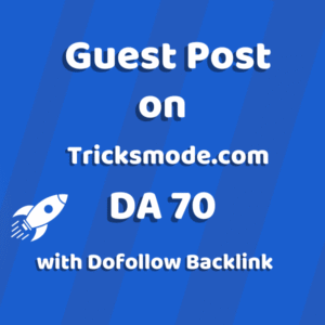 Guest Post on Tricksmode.com