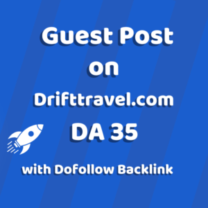 Image of Drifttravel.com for guest post product