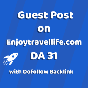 Image of Enjoytravellife.com for guest post product