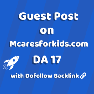 Image of Mcaresforkids.com for guest post product