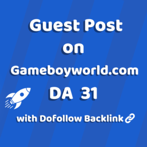 Image of Gameboyworld.com for guest post product