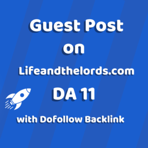 Image of lifeandthelords.com for guest post product