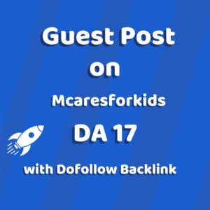 Image of mcaresforkids for guest post product