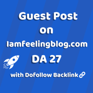 Image of Iamfeelingblog.com for guest post product