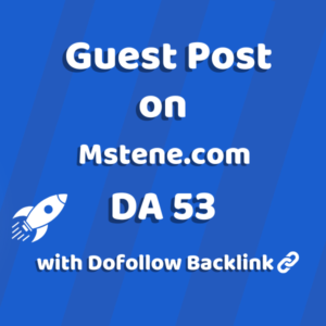 Image of Mstene.com for guest post product