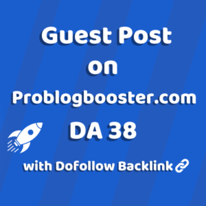 Image of Problogbooster.com for guest post product