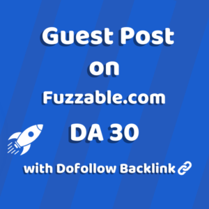 Image of Fuzzable.com for guest post product
