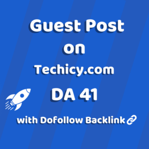 Image of Techicy.com for guest post product