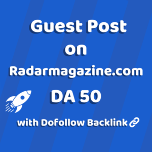 Image of radarmagazine.com for guest post product