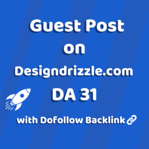 Image of Designdrizzle.com for guest post product