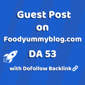 Image of Foodyummyblog.com for guest post product