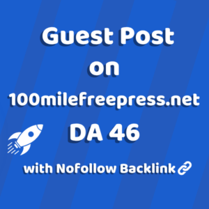 Image of 100milefreepress.net guest post product