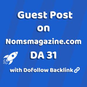 Image of Nomsmagazine.com for guest post product