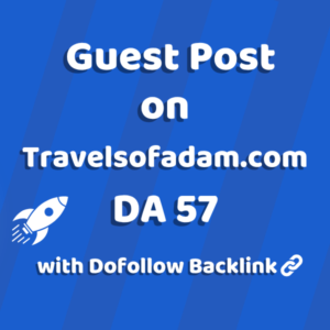 Image of Travelsofadam.com for guest post product