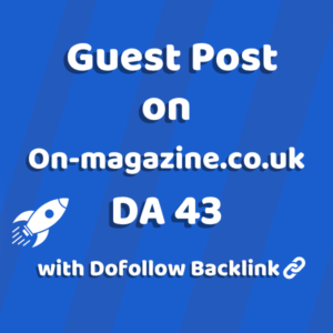 Image of On-magazine.co.uk for guest post product
