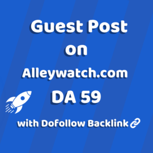 Image of Alleywatch.com for guest post product